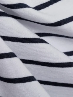 Samsøe Samsøe Shirts & Tops<Damen T-Shirt - Camino weiß marine gestreift