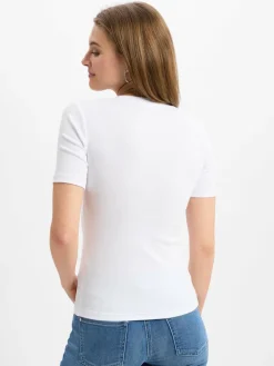 Samsøe Samsøe Shirts & Tops<Damen T-Shirt - Saalexo weiß uni
