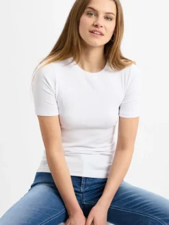 Samsøe Samsøe Shirts & Tops<Damen T-Shirt - Saalexo weiß uni