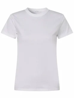 Opus Shirts & Tops<Damen T-Shirt - Samun weiß uni