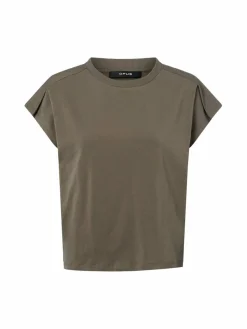 Opus Shirts & Tops<Damen T-Shirt - Sekundi khaki uni