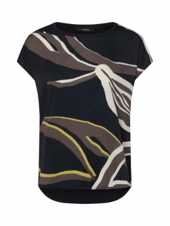 Opus Shirts & Tops<Damen T-Shirt - Sopika marine khaki bedruckt