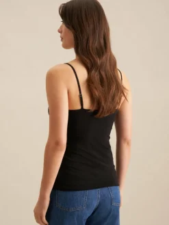 Seidensticker Shirts & Tops<Damen T-Shirt - Uni schwarz uni