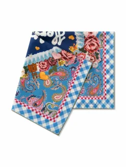 Codello Schals & Tücher<Damen Tuch blau bedruckt