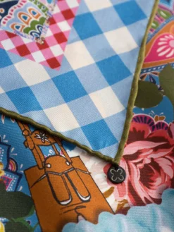 Codello Schals & Tücher<Damen Tuch blau bedruckt