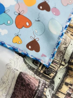 Codello Schals & Tücher<Damen Tuch blau bedruckt