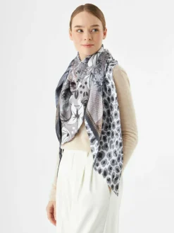 Codello Schals & Tücher<Damen Tuch grau gemustert