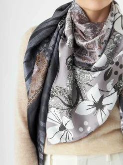 Codello Schals & Tücher<Damen Tuch grau gemustert