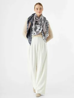 Codello Schals & Tücher<Damen Tuch grau gemustert