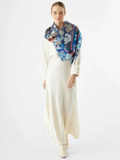 Codello Schals & Tücher<Damen Tuch blau gemustert