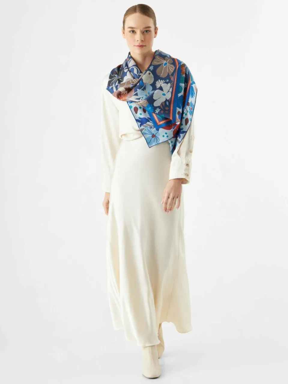 Codello Schals & Tücher<Damen Tuch blau gemustert