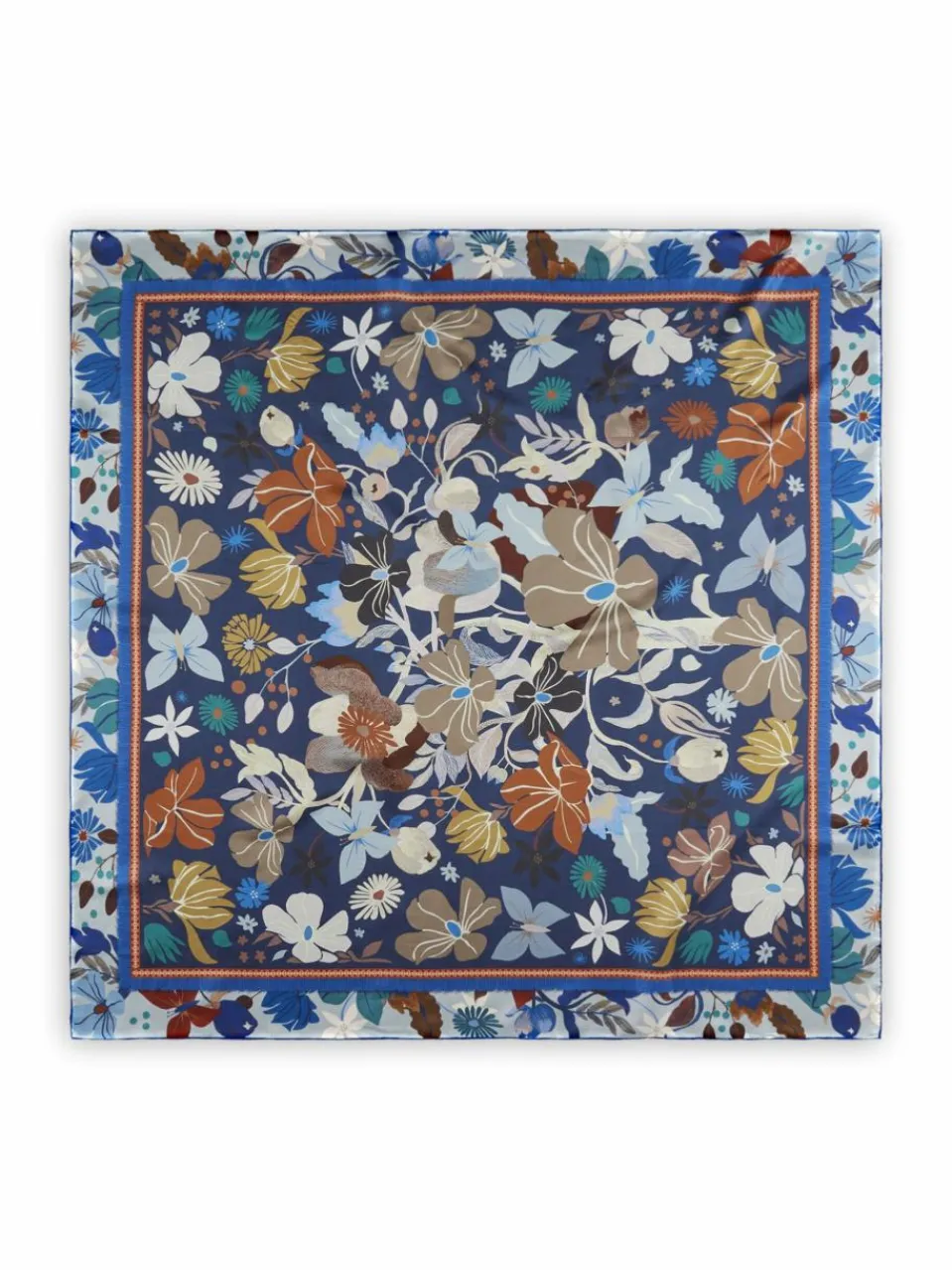 Codello Schals & Tücher<Damen Tuch blau gemustert