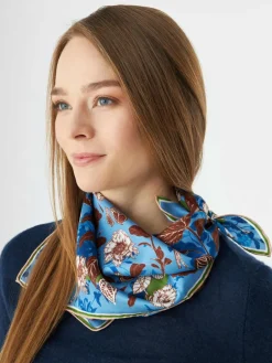 Codello Schals & Tücher<Damen Tuch blau gemustert