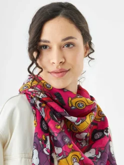 Codello Schals & Tücher<Damen Tuch rot bedruckt