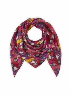 Codello Schals & Tücher<Damen Tuch rot bedruckt