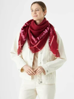 Codello Schals & Tücher<Damen Tuch rot bedruckt