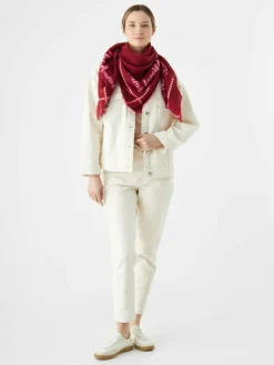 Codello Schals & Tücher<Damen Tuch rot bedruckt