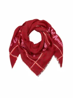 Codello Schals & Tücher<Damen Tuch rot bedruckt