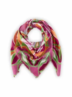 Codello Schals & Tücher<Damen Tuch pink bedruckt