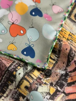 Codello Schals & Tücher<Damen Tuch grün bedruckt