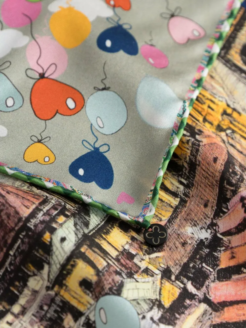 Codello Schals & Tücher<Damen Tuch grün bedruckt