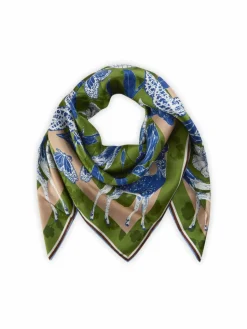 Codello Schals & Tücher<Damen Tuch grün gemustert