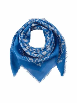 Codello Schals & Tücher<Damen Tuch blau gemustert