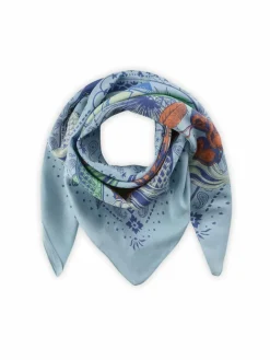 Codello Schals & Tücher<Damen Tuch blau bedruckt