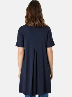 Masai Blusen<Damen Tunika marine uni