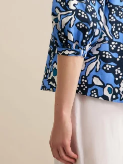 Seidensticker Blusen<Damen Tunika - Druck marine bedruckt