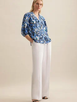 Seidensticker Blusen<Damen Tunika - Druck marine bedruckt