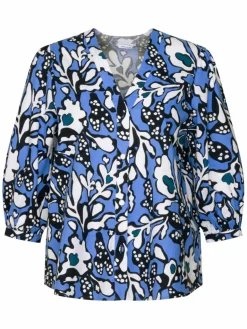 Seidensticker Blusen<Damen Tunika - Druck marine bedruckt