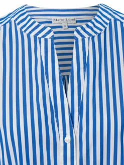 Marie Lund Blusen<Damen Tunikabluse blau weiß gestreift