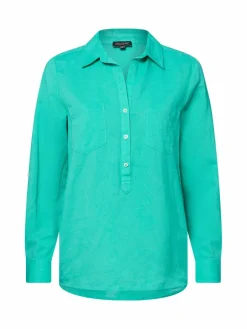 Damen Franco Callegari Blusen>Damen Tunikabluse mit Leinenanteil