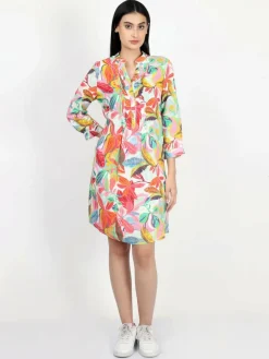 Vicci Germany Kleider<Damen Tunikakleid mehrfarbig bedruckt