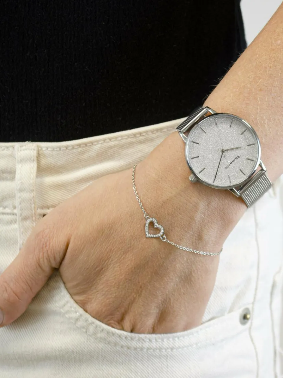 Tamaris Uhren<Damen Uhr silber uni