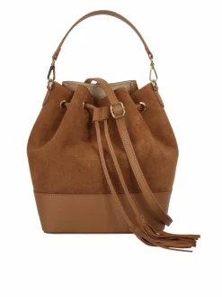 Samantha Look Taschen & Rucksäcke<Damen Umhängetasche cognac uni