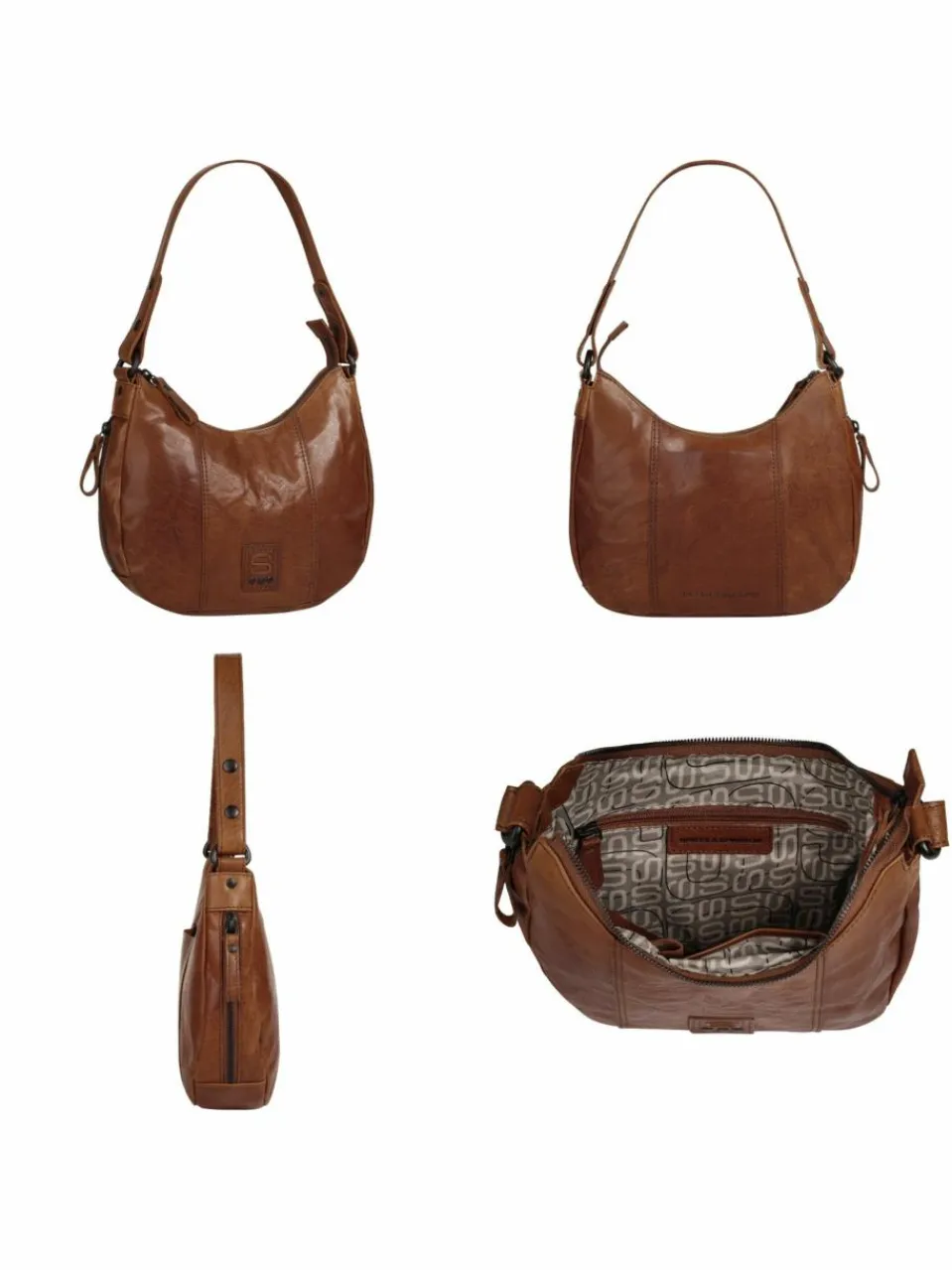 Spikes & Sparrow Taschen & Rucksäcke<Damen Umhängetasche cognac uni