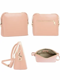 Cluty Taschen & Rucksäcke<Damen Umhängetasche rosa uni