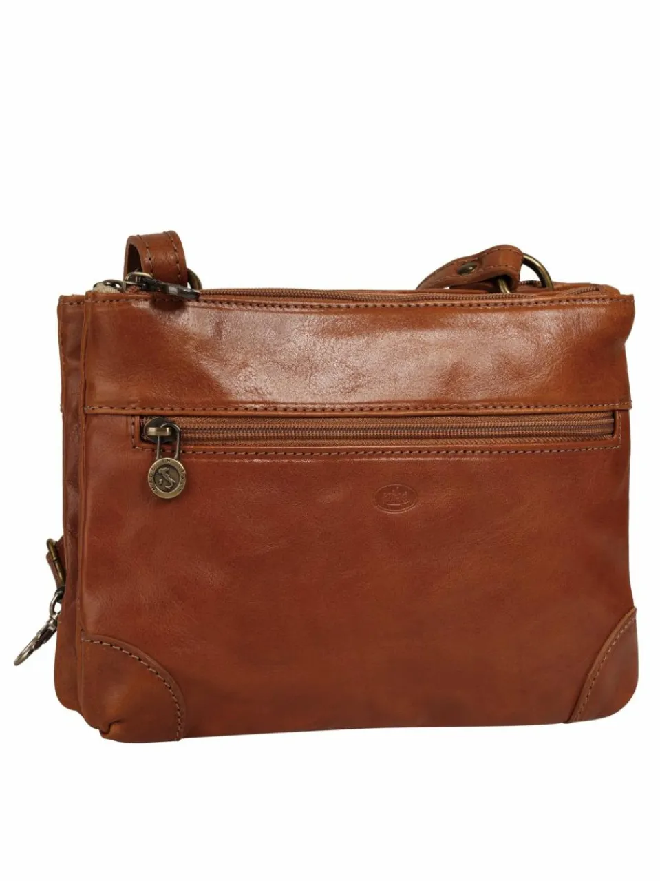 piké Taschen & Rucksäcke<Damen Umhängetasche braun uni