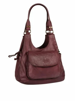 Samantha Look Taschen & Rucksäcke<Damen Umhängetasche bordeaux uni