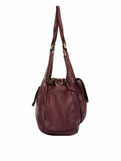 Samantha Look Taschen & Rucksäcke<Damen Umhängetasche bordeaux uni