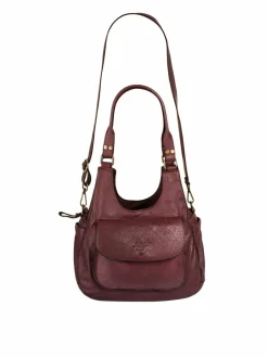 Samantha Look Taschen & Rucksäcke<Damen Umhängetasche bordeaux uni