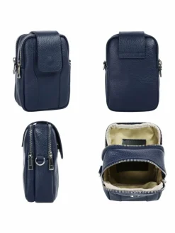 Samantha Look Taschen & Rucksäcke<Damen Umhängetasche blau uni