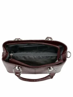 Cluty Taschen & Rucksäcke<Damen Umhängetasche braun gemustert