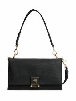 Tommy Hilfiger Taschen & Rucksäcke<Damen Umhängetasche schwarz uni
