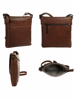 Sansibar Taschen & Rucksäcke<Damen Umhängetasche cognac uni
