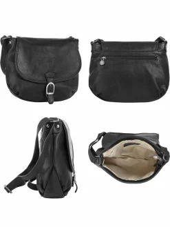 Samantha Look Taschen & Rucksäcke<Damen Umhängetasche schwarz uni