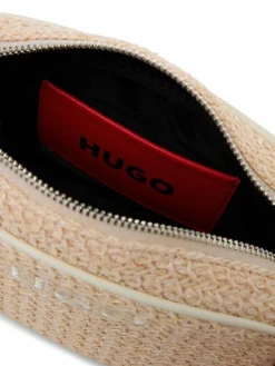 HUGO Taschen & Rucksäcke<Damen Umhängetasche - Bel Crossbody aprikot strukturiert