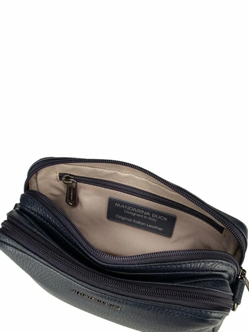 Damen Mandarina Duck Taschen & Rucksäcke>Damen Umhängetasche - Mellow Leather Camera Bag FZT13